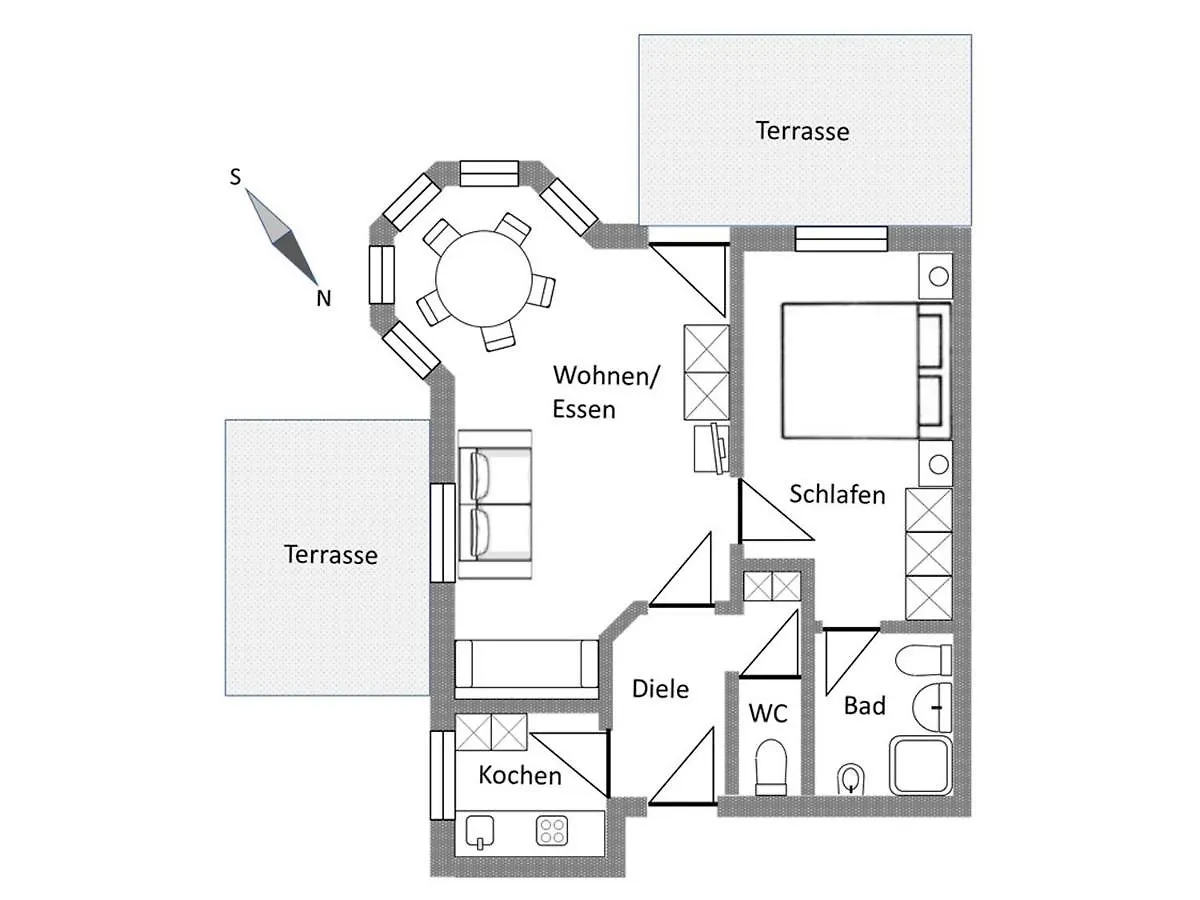 Ferienwohnung Gschwendtnerhof App4 App5 Pätzig Aschau im Chiemgau 0*,